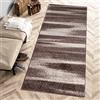 Carpeto Rugs Carpeto Tappeto Passatoia Corridoio 70x300cm Crema Marrone Astratto Morbido | Tappeto Passatoia per Cucina Lavanderia Camera da Letto Beige Retrò Anni 90 Facile da Pulire Pelo Corto Venduto al Metro