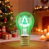 Fancysky Vintage Albero di Natale Lampada da Tavolo a Forma di Lampadina Regolabile,Lampadina Senza Fili USB da Tavolo,Lampada da Comodino,Adatta come Regalo, Decorazione per Feste, Luce d'Atmosfera