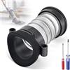 Gifeerory Tubo valvola corto compatibile con aspirapolvere Dyson UP15 UP16 UP22 DC40 DC42 DC50 DC51 922625-01 valvola di commutazione tubo di ricambio per bocchetta da pavimento con cacciavite