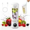 MOFXWHE Frullatore portatile, 700 ml, piccolo spremiagrumi, frullatore per smoothie con display digitale, ricaricabile USB, spremiagrumi elettrico, mini frullatore per frullati, succhi di frutta, frullati
