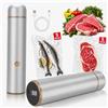 Sintesen Sigillatrice sottovuoto compatta per alimenti, con 30 sacchetti riutilizzabili, macchina sottovuoto portatile portatile per la preparazione e la conservazione dei pasti, potente mini