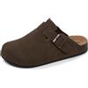 Isotoner Zoccoli Uomo Suola Extra-Flex leggera Patch Tacco Comfort | Soletta sintetica - Patch tacco comfort EVERYWEAR™