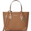 Michael Kors Eva Extra-Small Leather convertibile Tote Bag Luggage
