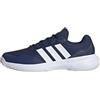 adidas Uomo GAMECOURT 2 Tennis Shoes, Dark Blue/Ftwr White/Cyber Met., 42 EU