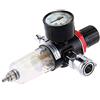 Mdurian 1/4 Pressione aria separatore acqua Riduttore di pressione per compressore pneumatico Componenti Filtro regolatore Lubrificatore Trappola gas processore