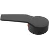 WRITWAA Maniglia per rubinetto monocomando, compatibile con cartuccia per rubinetto da 40 mm, maniglia per lavabo nera, adatta a cartuccia con stelo 10x10 mm, miscelatore per bagno