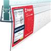 STEIGNER Guarnizione doccia 40 cm UK04 (1 pz.) - Guarnizione verticale per doccia angolare o pentagonale con porta 3,5-5 mm - Colore: trasparente - Impermeabile, Facile installazione