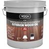 WOCA Denmark Exterior Wood Oil antracite, 3 l, olio per terrazze, recinzioni e mobili da esterno