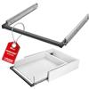 SOTECH VarioSlide Pat. Set completo di guide per cassetti KV2-100-H53-300 | EH 300 mm fino a 100 kg, chiusura con una mano, anodizzato nero per senza frontale fino a 1200 mm