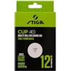 Stiga Cup 40+ - Palline da Ping Pong Unisex Adulto