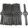 Luxuypon 20 pezzi di ricambio per decespugliatore, in plastica, per tosaerba elettrico e decespugliatore da giardino, colore nero, 20 pezzi