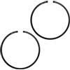 M METERXITY 2-Pack Kit Anelli per Pistone Motore, 39mm x 1.5mm Spessore Set Anelli per Pistone in Ghisa Sferoidale Standard Sostitutivo per Piccoli Motori/Macchinari [Nero]