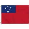 Petite Pine 2 × 3 FT Samoa bandiera, medio 60 × 90 cm 150D Samoan Outdoor banner, decorazione giardino con ottone Gromment