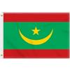 Petite Pine 2 × 3 FT bandiera della Mauritania, medio 60 × 90 cm 150D mauritanian Outdoor banner, decorazione giardino con ottone Gromment