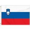 Petite Pine 2 × 3 FT Bandiera della Slovenia, Medium 60 × 90 CM 150D Sloveno Outdoor Banner, Decorazione Giardino Con Ottone Gromment