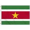 Petite Pine 2 × 3 FT bandiera del Suriname, medio 60 × 90 cm 150D Surinamese Outdoor Banner, decorazione giardino con ottone Gromment