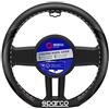 Sparco Coprivolante 'Flat Bottom' Nero - Compatibile con Peugeot 208 & 308 II