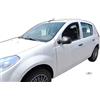 J&J AUTOMOTIVE HEKO Deflettori per Dacia Sandero/Stepway 2008-2012, 2 pezzi | 2 deflettori HEKO per Dacia Sandero/Stepway, PMMA 3 mm, fumé, canale del finestrino.