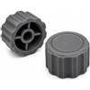 MGidea POMELLO ROTELLA MANOPOLA STERIO VOLUME RADIO COMPATIBILE CON FIAT® PANDA 169 2003-2012 SET 2 PEZZI 71746374