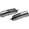 Artudatech Griglia paraurti Anteriore Front Lower Bumper Fog Light Cover Grill Fit for Audi A3 S3 S-Line 2013-2016 (No Logo)