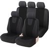 WEQTYSAB Coprisedili Auto, per Ford KUGA 2008-2012 Set Copri-Sedile Anteriori e Posteriori Confortevole Traspirante Protezione Sedili Auto Interno Accessori,A
