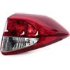 RINKTEEA Fanalino Posteriore Auto Posteriore Interno Esterno Fanale Nebbia Per Hyundai Per Tucson 2015-2018 92403-D3010 92404-D3100 92401-D3100 92402-D3100(Right outside)