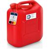 hünersdorff Tanica Carburante Standard da 20 Litri, HDPE Colore Rosso, con omologazione Un, Accessori Rossi