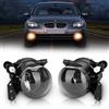 TangMiGe Fendinebbia compatibile con BMW E90 E91 E46 E60 E61 E63 E64 E83 X3, Serie 3 5 6, 01/2003-12/2012, HB4, 1 Paio (Fumo Nero)
