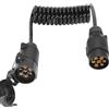 ETUKER 12v Cavo di Prolunga Rimorchio 7 Poli 1.7meters Cavo Adattatore con Spina 7 Poli a Presa 7 Poli