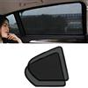 REDOVO Tendine Parasole Auto, per Toyota RAV4 2019-2023 su Misura Contro Protezione Raggi UV Intimità Pieghevole Portabile Decorare,2 Triangular