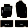 QUEMAR Tappetini Auto per Rav4 IV 2013-2018, Bordo Beige, 4 Ricami | XA40 / anche Hybrid / Kit Tappeti Moquette e Gomma su Misura / Set 2 Anteriori + 2 Posteriori /Ricami e Colori Personalizzati