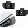 Sintrix Fab Set di 2 tappi terminali per roulotte, compatibili con la classica roulotte Eriba/Hymer, tappi terminali come accessorio per roulotte e ricambio per listelli