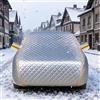 SDKFJ Telo Antigrandine Auto per Peugeot 208 (2024) 5 Strati Anti-UV | Struttura a 5 strati imbottiti per protezione esterna rinforzata Impermeabile e anti-UV per parcheggio all'aperto ,Argento