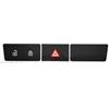 SZTMYVUW Modanature interne Compatibile Con OPEL Per ASTRA J | Per GTC Per Meriva B 2009-2015 Auto Interruttore Pulsante Adesivo Clima Pannello Radio Riparazione(Centrel console)