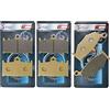 SYUU S SYUU Pastiglie Freno Anteriore e Posteriore per moto Compatibili con Suzuki GSR 400 2006 GSR 600 2006 2007 2008 per montagna, tour motocistici, lunghe percorrenze e strade rurali FA158F FA419R