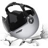 Lucaqina Casco Jets Da Skateboard Nero Con Visiera, 54-62 Cm Casco X Monopattino Elettrico Con Visiera, Cascos Da Skateboard Con Visieras Solare, Caschi Per Uomo Donna, Ammortizzanti