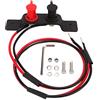 Zohisin Kit di rilocalizzazione terminali batteria con cavo da 1,2 m terminale avviamento batteria con base e cappucci protettivi terminale ricarica batteria per Can-Am Maverick X3 Polaris RZR UTV e ATV