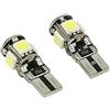 CARALL 24V Lampada Led Canbus T10 W5W Colore Blu Luci Posizione Targa Per Camion Bus Barca 5 Smd 5050