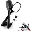 evomosa Specchietto retrovisore laterale per moto TMAX 500 2008, 2009, 2010, 2011 - Specchietto laterale T-MAX