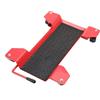ECUTEE Cavalletto Sposta Moto Carrello Pedana Piattaforma Girevole per Moto | Carrello Accostamoto Carico 360 kg, Carrello Pedana Scooter Universale 4 Ruote 360°, Gomma Antigraffio, per Garage e Officine