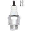 NGK Candela accensione 5728 Raccordo-SAE svitabile Elettrodo centrale-Nichel 1 Elettrodo di massa schermato 10 kOhm con sede-tenuta piatta Apertura chiave: 19 mm Lunghezza filettatura: 9,5mm