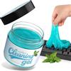 ASFSKY Gel detergente per tastiera, auto, per interni | Gel detergente per auto, accessorio per interni, universale, per laptop, stampanti, fotocamere (celeste)
