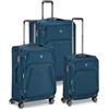 Roncato GATEWAY SET VALIGIE (Grande, Medio, Cabina) - Blu