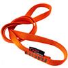 GM CLIMBING Corridore in Nylon da 16 mm, 22 KN, Certificato CE UIAA, per Arrampicata, Salvataggio, sistemi di Ancoraggio per Esterni, Multiuso, Confezione da 3, Arancione Fluo, (60 cm)