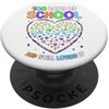 Funny 100 Days Of School Co. 100 giorni di scuola 100 giorni carino 100 ° giorno di scuola PopSockets PopGrip Adesivo