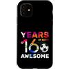 COOL SOCCER DESIGNS AND OUTFITS Custodia per iPhone 11 16 ANNI DI BEING AWESOME CALCIO 16° COMPLEANNO