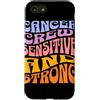 Moon Mood Lettering Co. Custodia per iPhone SE (2020) / 7/8 Tipografia zodiacale retrò sensibile e forte dell'equipaggio del cancro