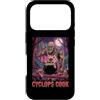 Halloween Glam Retro Vintage Comics Pop Custodia per iPhone 17 Pro Ciclope Cook Sous Chef Ristorante Cibo Spettrale Spaventoso Uomo