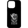 Greek Mythology Thunder Deity Zeus Custodia per iPhone 15 Pro Max Zeus Tuono e Dio dell'Olimpo Lightning Power