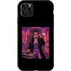 Halloween Glam Retro Vintage Comics Pop Custodia per iPhone 11 Pro Max Vampire DJ House Trap Club Dance Musica Spaventoso Clubbing Donna